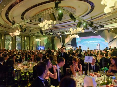 Sonorisation,light and events organisation in Belgium. Gala French Chamber @Hong Kong, Metamorphosis in collaboration with Global Event Production: Overview, party, scene.