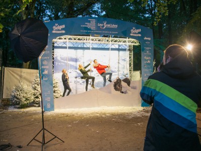 Les Belges font du ski, jeux d'hiver, soirée à thème, Global Event production