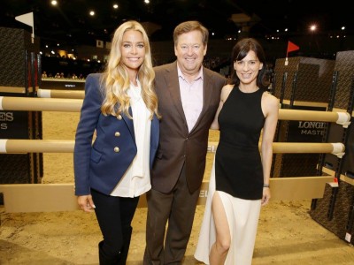 Denise Richards, Sam Rubin, Perrey Reeves, Longines Masters, Global Event Production